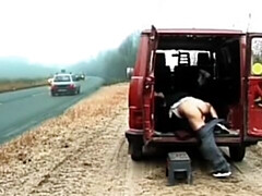 フェラチオ, 茶髪の, 車, 顔射, ドイツ人, 公共, 現実, ヴィンテージ