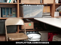 Chantaje, Morena, Atrapados, Estilo perrito, Hd, Oficina, Policía, Afeitado