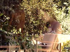 Americano, Atrapados, Engañando, Papá, Novia, Hd, Al aire libre, Afeitado