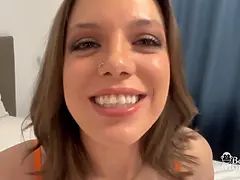 Leie, Arsch, Blasen, Hd, Lecken, Natürlichen titten, Muschi, Titten