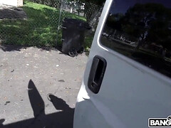 Grote mammen, Blond, Autobus, Rondborstig, Hardcore, Hd, Openbaar, Tiener