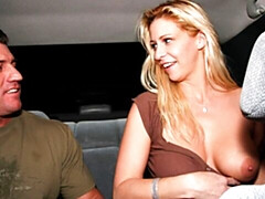 Hard sex session with a fake-boobed glamorous blonde Phyllisha Anne