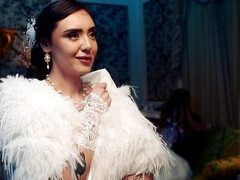 お尻, 美女, なめる, オマンコ, 三人, オッパイの