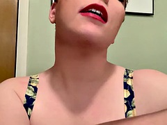 Amateur, Mignonne, Gode, Femme au foyer, Gode énorme, Masturbation, Mère que j'aimerais baiser, Solo
