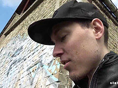 Enthousiasteling, Pijpbeurt, Sperma shot, Duits