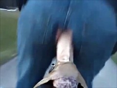 Amateur, Gode, Homosexuelle, De plein air, Chevaucher, Jouets