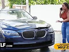 Américain, Sucer une bite, Femme couguar, Éjaculer dans la bouche, Tir de sperme, Mère que j'aimerais baiser, Belle mère, Tabou