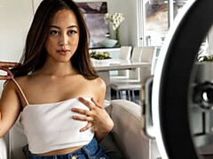 Asiatisch, Grosser schwanz, Grosse titten, Blasen, Hundestellung, Interrassisch, Dürr, Jungendliche (18+)