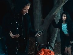 お尻, 茶髪の, バック, ハードコア, 自然山雀, アウトドア, タトゥー, オッパイの