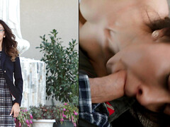 Pijpbeurt, Bruinharig, Sperma, Hondjeshouding, Hd, Masturbatie, Natuurlijke tieten