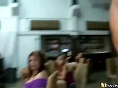 Noire, Sucer une bite, Brunette brune, Orgie, Fête