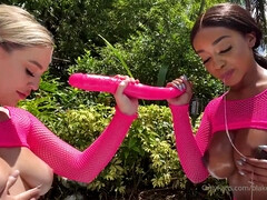 Culo grande, Tetas grandes, Ébano, Lesbiana, Orgasmo, Coño, Tetas, Mojado