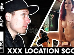 Leie, Grosse titten, Blasen, Hundestellung, Hd, Im freien, Öffentlich, Rasiert