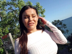 Cul, Sucer une bite, Tir de sperme, Queue, Branlette thaïlandaise, De plein air, Public, Fessée