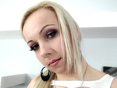 美人, デカパイ, ブロンド, オッパイの