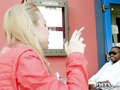 Zwart, Pijpbeurt, Sperma shot, Europees, Interraciaal, Orgie, Kut duiken, Tieten likken