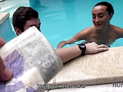 18, 茶髪の, カップル, 浮気する, Hd, なめる, 公共, ティーン