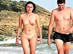 Gros seins, Compilation, Nue  à poil, Seins naturels, Nudiste, Public, Chatte, Nénés
