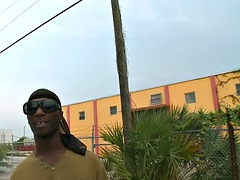 Anal, Noire, Sucer une bite, Noir ébène, Homosexuelle, Interracial, De plein air, Public