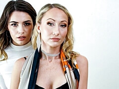 Fiery Chanel Camryn and Crystal Clark - cowgirl trailer - Bad Milfs