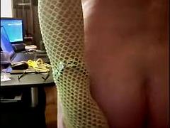 Travestis, Européenne, Français, Homosexuelle, Lingerie, Masturbation, Solo, Jouets