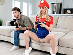 18 ans, Cul, Grosse bite, Blonde, Sucer une bite, Maigrichonne, Adolescente, Nénés