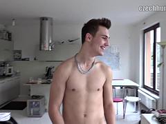 Skinny Guys POV Bareback Doggy Cumshot