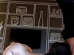 素人, アナル, お尻, ボンデージ, イマラチオ, フランス人, スパンキング