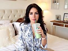 Amateur, Chica, Belleza, Británico, Morena, Lesbiana, Realidad, Solo