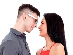 フェラチオ, 茶髪の, ドレス, キス, なめる, オマンコ, 剃毛, ティーン