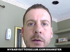 ベビーシッター, デカチン, ブロンド, 顔射, Hd, お金, 剃毛, オッパイの