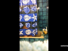 step sister Noa spied in bathroom