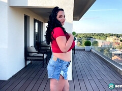 Gros seins, Bikini, Brunette brune, Hd, Massage, Seins naturels, De plein air, Nénés