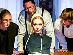 Grosse bite, Blonde, En levrette, Seins naturels, Chatte, Maigrichonne, Adolescente, Nénés