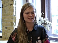 Leie, Tussi, Blondine, Fingern, Hardcore, Lingerie, Masturbation, Solo