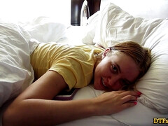 Grosse bite, Blonde, Queue, Hard, Hôtel, Seins naturels, Rugueux, Adolescente