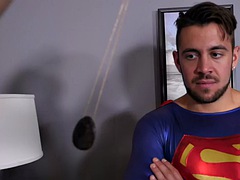 Blasen, Fetisch, Schwul, Handjob, Muskel, Büro, Tätowierung, Uniform