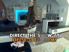 Slutty GF Sola Zola Fucks in Yoga Poses - Blowjob, Cowgirl & Doggy POV