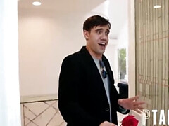 デカパイ, ブロンド, バック, 顔射, ハードコア, 淫乱熟女, 馬乗り, 義母