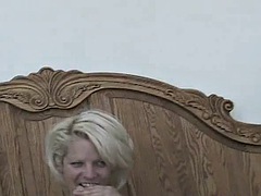 Toe sucking on the bed