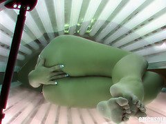 素人, Hd, なめる, オマンコ, 剃毛, 日光浴室, スパイ, ウェブカメラ