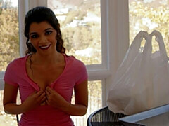 18 años, Culo grande, Verga grande, Mamada, Estilo perrito, Tetas naturales, Adolescente, Tetas