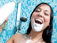 Leie, Grosser arsch, Grosse titten, Masturbation, Dusche, Dürr, Solo, Jungendliche (18+)