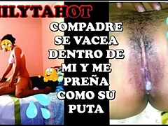 Cul, Couple, Éjaculation interne, Cocu, Époux mari, Fille latino, Orgasme, Pute