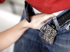 お尻, デカ尻, デカパイ, 茶髪の, クラブ, 開帳, ヒール, オージー