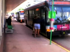 Leie, Blondine, Blasen, Im freien, Öffentlich, Realität, Jungendliche (18+)