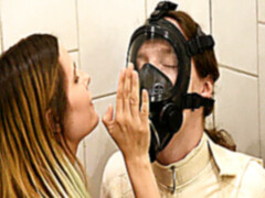 Salle de bains, Bondage, Grossier, Domination, Femme dominatrice, Russe, Esclave, Tatouage