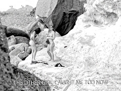 Beach Handjob: During My Exhib Trip I Find The Two Girls Flashed In The Parking Lot