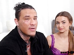 Gemini Jay and Nikki Nicole First Time Hardcore Scene - Blowjob, Doggy Style, Rimming, and Big Cock Fucking