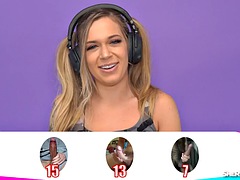 SHEREACTS - Shes a size queen - Solo jerking off a big cock - Reaction She loves